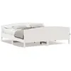 Image de vidaXL Cadre de lit sans matelas blanc 180x200 cm bois massif de pin