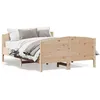 Image de vidaXL Cadre de lit avec tÃªte de lit 120x190 cm bois de pin massif