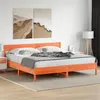 Image de vidaXL Cadre de lit sans matelas cire marron 180x200cm bois pin massif