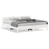 Image de vidaXL Cadre de lit sans matelas blanc 180x200 cm bois massif de pin