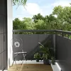 Image de vidaXL Paravent de balcon anthracite 1000x90 cm rÃ©sine tressÃ©e