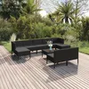 Image de vidaXL Paravent de balcon brun et noir 600x90 cm rÃ©sine tressÃ©e