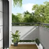 Image de Vidaxl Ãcran De Balcon Gris Clair 75x500 Cm 100% Polyester Oxford