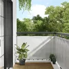 Image de vidaXL Écran de balcon gris clair 90x500 cm 100% polyester oxford