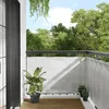 Image de Vidaxl Ãcran De Balcon Gris Clair 90x500 Cm 100% Polyester Oxford