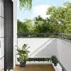 Image de vidaXL Écran de balcon blanc 75x700 cm 100% polyester oxford