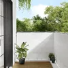 Image de vidaXL Écran de balcon blanc 120x700 cm 100% polyester oxford