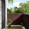 Image de Vidaxl Ãcran De Balcon Marron 120x700 Cm 100% Polyester Oxford