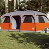 Image de Vidaxl Tente De Cabine Familiale 10 Personnes Gris ImpermÃ©able