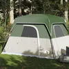 Image de vidaXL Tente de camping de cabine 4 personnes vert imperméable94542
