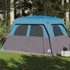 Image de vidaXL Tente de cabine familiale 6 personnes bleu imperméable94546