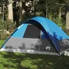 Image de vidaXL Tente familiale à dôme 6 personnes bleu imperméable94552
