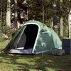 Image de vidaXL Tente de camping tunnel 2 personnes vert imperméable94604