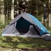 Image de vidaXL Tente de camping à dôme 2 personnes bleu imperméable94644