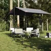 Image de vidaXL Vidaxl Bâche De Camping Gris Et Orange 300x294 Cm Imperméable