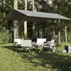 Image de vidaXL Bâche de camping gris et orange 400x294 cm imperméable94663
