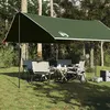 Image de vidaXL Bâche de camping vert 430x380x210 cm imperméable94679