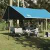 Image de vidaXL Bâche de camping vert 430x380x210 cm imperméable94683