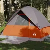 Image de vidaXL Tente de camping à dôme 4 personnes orange imperméable94701