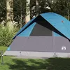 Image de vidaXL Tente familiale à dôme 6 personnes bleu imperméable94704