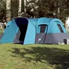 Image de vidaXL Tente familiale tunnel 16 personnes bleu imperméable94708