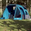Image de Vidaxl Tente De Camping Tunnel 4 Personnes Bleu ImpermÃ©able