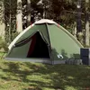 Image de vidaXL Tente de camping à dôme 4 personnes vert imperméable94762