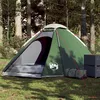 Image de vidaXL Vidaxl Tente De Camping À Dôme 4 Personnes Vert Imperméable