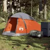 Image de vidaXL Vidaxl Tente De Camping À Dôme 1 Personne Gris Et Orange Imperméable