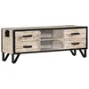 Image de vidaXL TÃªte de lit blanc 200 cm bois massif de pin