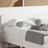 Image de vidaXL Vidaxl Tête De Lit Blanc 135 Cm Bois Massif De Pin