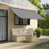 Image de Vidaxl Auvent RÃ©tractable Anthracite 300x150 M Tissu Et Acier