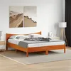Image de vidaXL Cadre de lit sans matelas cire marron 200x200cm bois pin massif