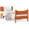 Image de vidaXL Vidaxl Cadre De Lit Avec Tête De Lit Cire Marron 90x190 Cm Bois De Pin