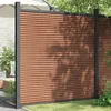 Image de vidaXL Panneau de clôture marron 180x186 cm WPC