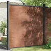 Image de vidaXL Panneau de clôture marron 173x186 cm WPC