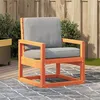 Image de vidaXL Chaise de jardin cire marron 57,5x63x76 cm bois de pin massif844645