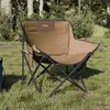 Image de vidaXL Vidaxl Chaise De Camping Avec Poche Pliable Lot De 2 Marron