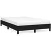 Image de vidaXL Cadre de lit sans matelas noir 120x190 cm tissu