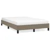Image de vidaXL Cadre de lit sans matelas taupe 120x190 cm tissu