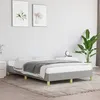 Image de vidaXL Cadre de lit gris clair 120x190 cm tissu