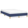 Image de vidaXL Cadre de lit sans matelas bleu 120x190 cm tissu