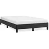 Image de vidaXL Cadre de lit sans matelas noir 120x190 cm similicuir