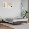 Image de vidaXL Cadre de lit gris 120x190 cm similicuir