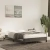 Image de vidaXL Cadre de lit sans matelas gris foncé 120x190 cm velours379503