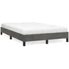Image de vidaXL Vidaxl Cadre De Lit Sans Matelas Gris Foncé 120x190 Cm Velours
