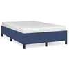 Image de vidaXL Cadre de lit sans matelas bleu 120x190 cm tissu