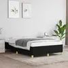 Image de vidaXL Cadre de lit noir 120x190 cm tissu