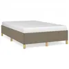 Image de vidaXL Cadre de lit taupe 120x190 cm tissu