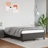 Image de vidaXL Cadre de lit gris 120x190 cm similicuir